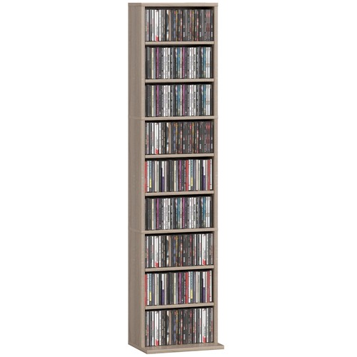 Homcom mobile porta con 6 - porta,