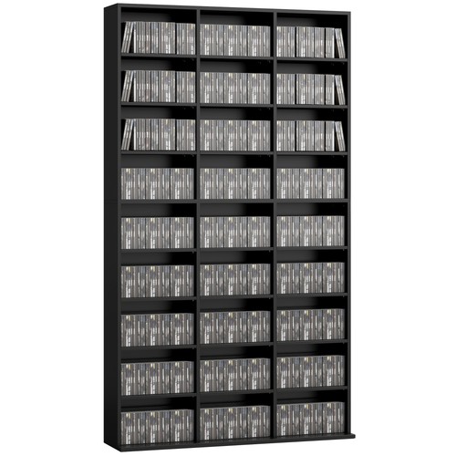 Homcom mobile dvd ripiani - mobile,